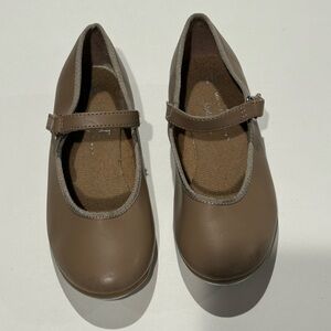 American Ballet Theatre Tan Toddler Mary Jane Tap Shoes
